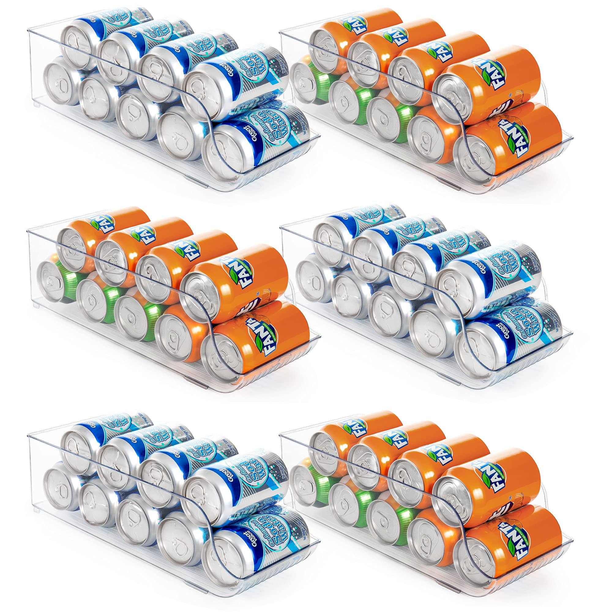 Buy Vtopmart 6 Pack Soda Can Organizer for Refrigerator, Fridge