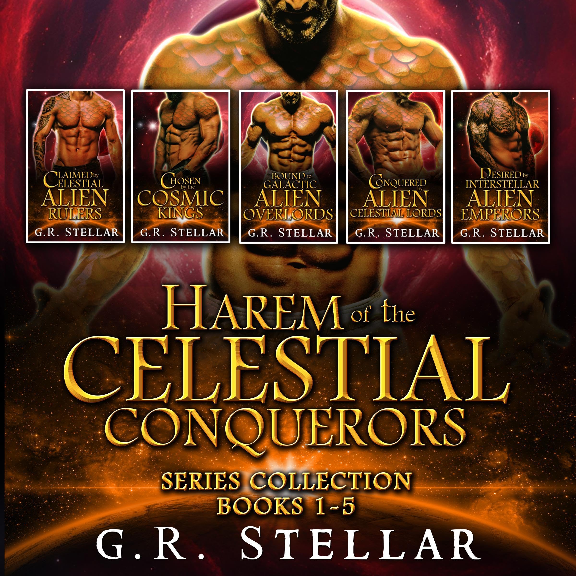Cover art for Harem of the Celestial Conquerors Series Collection, Books 1-5