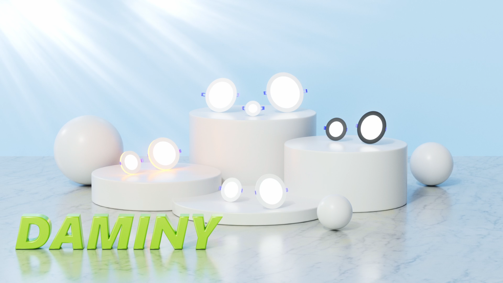 DAMINY 12 Pack 6 Inch LED Recessed Lighting with Junction Box,5CCT