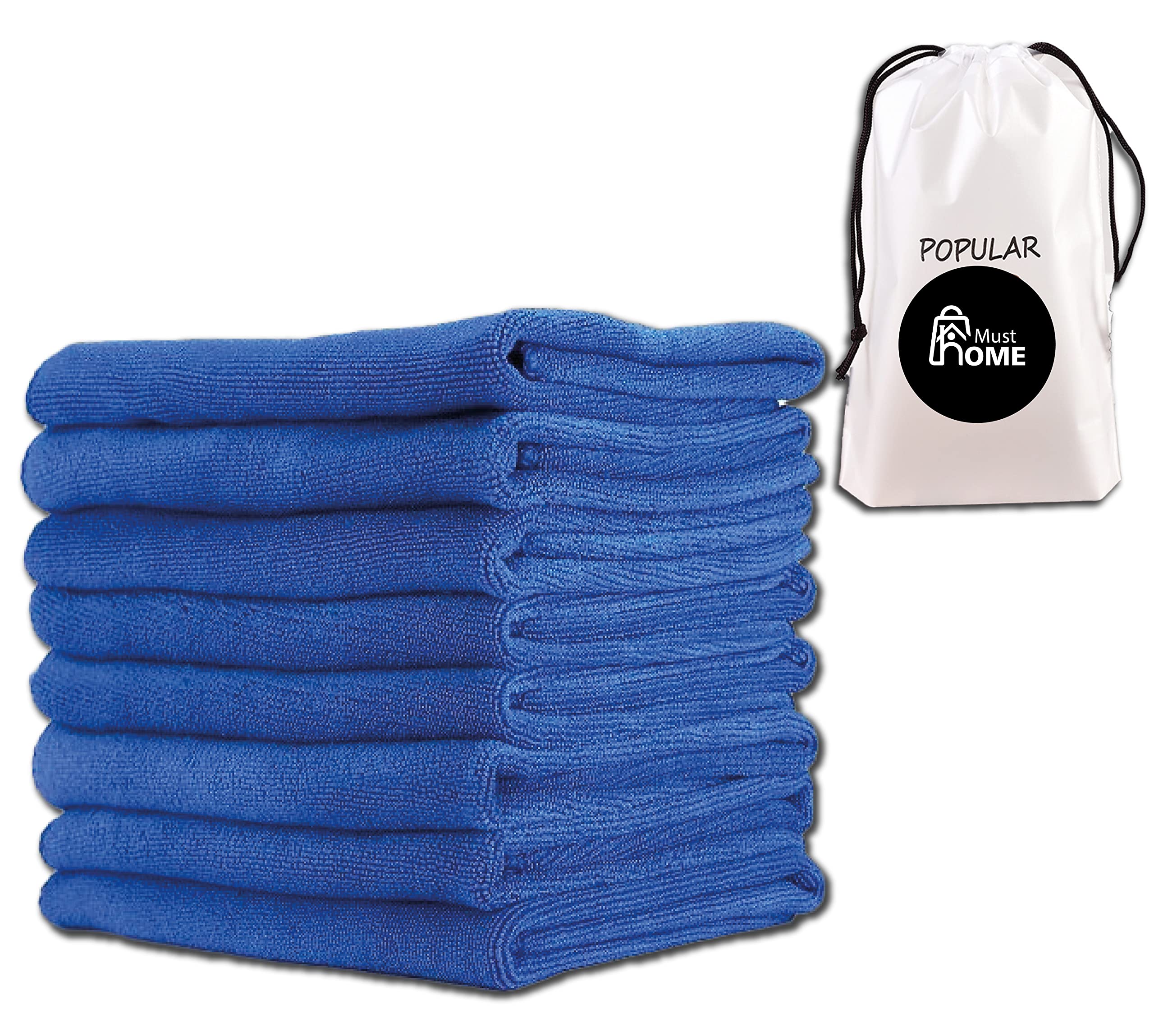 MustHome Multipurpose Microfiber Cloth for Cleaning car, Bike and Kitchen Laptop Blue Cleaning Washing Cloth Microfiber Cleaning Cloth Cleaning Lint-Free Cleaning 40X40cm Pack of 8 (B09Z9G38MQ) Amazon Price History, Amazon Price Tracker