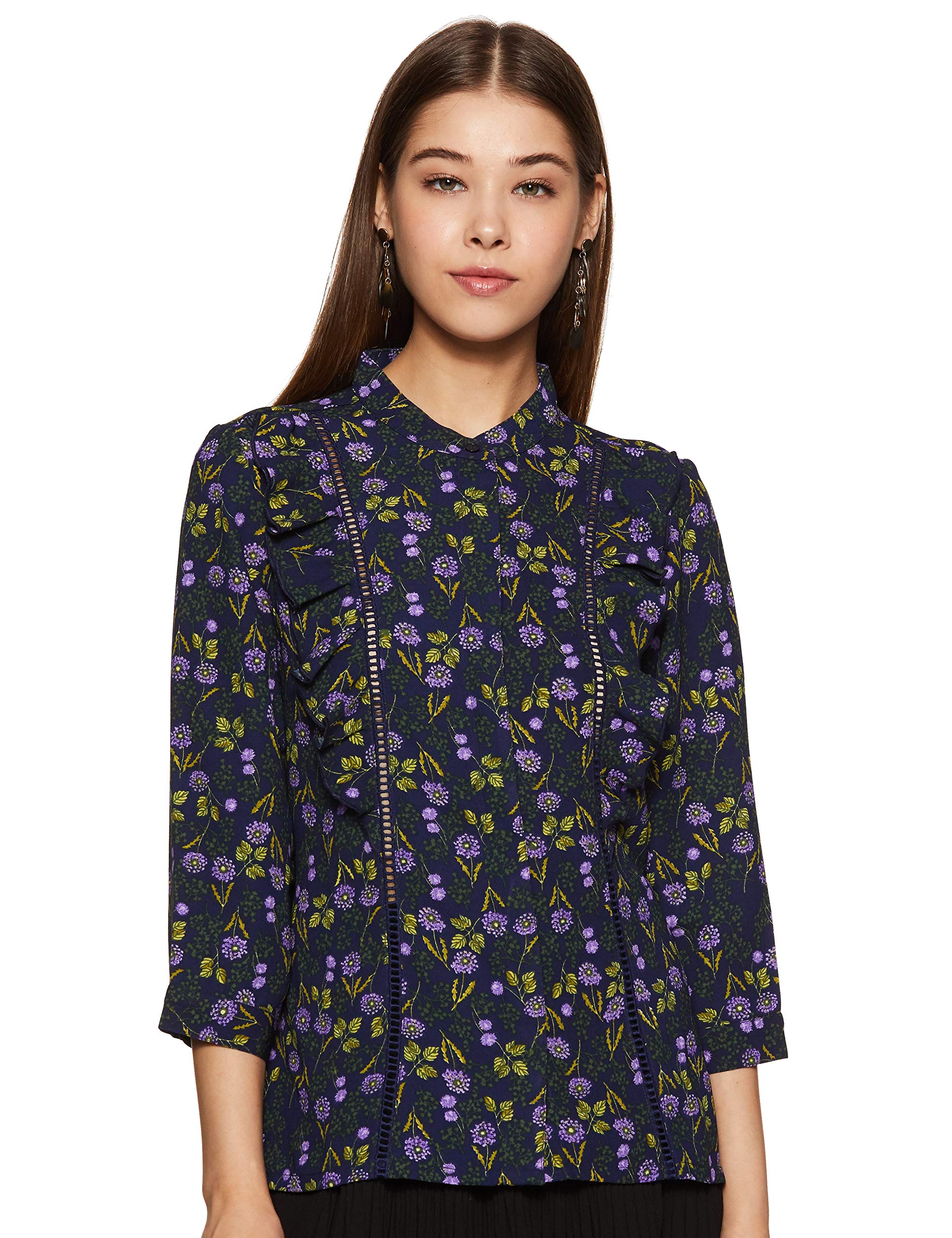 Amazon Brand - Eden & IvyWomen's Floral Regular Fit Blouse
