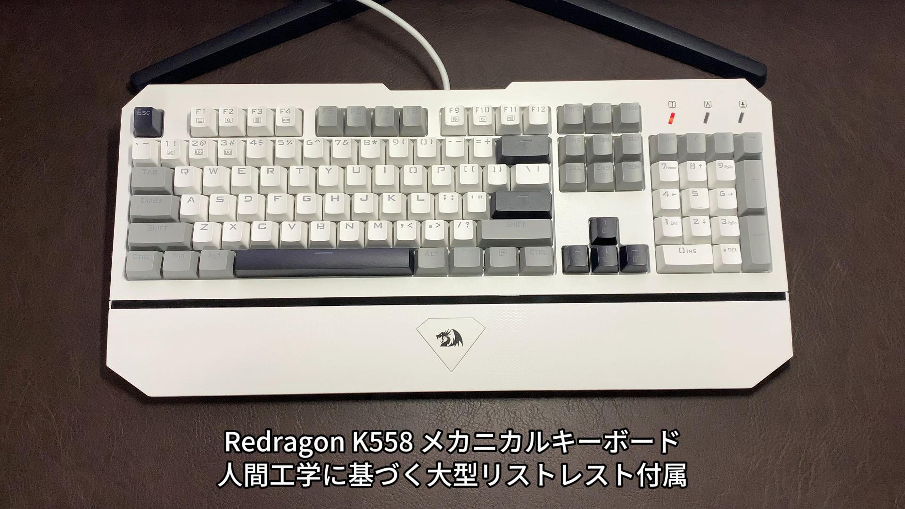 Amazon | Redragon K558 ゲーミングキーボード 有線 青軸 英語配列