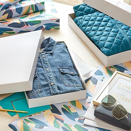 Miniatura 2 de Hallmark Cajas de regalo blancas, varios tamaños (12 cajas con tapas 4 pequeñas 11", 4 medianas 14", 4 grandes 16") para cumpleaños, día de la