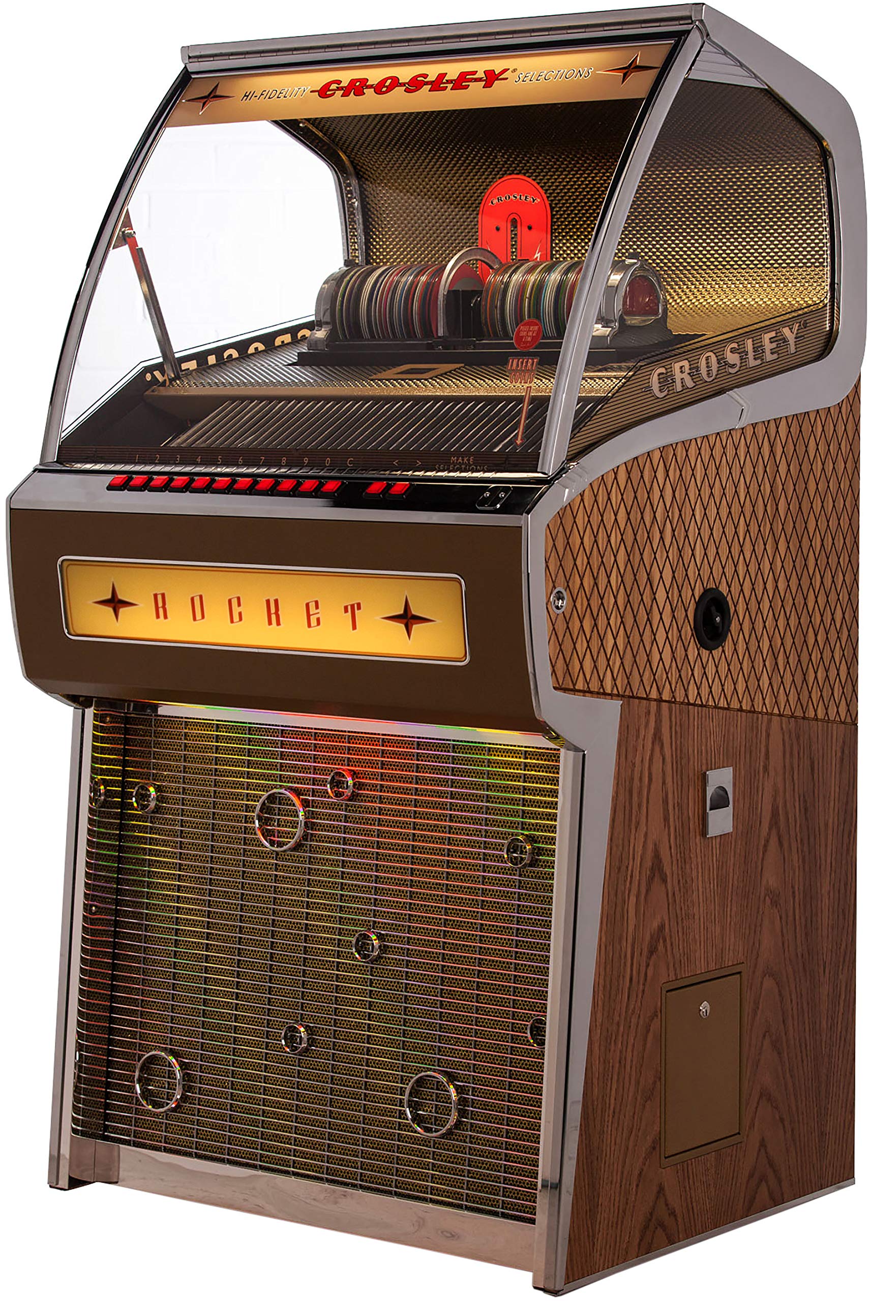 Buy Crosley CR1207AOA Rocket Full Size CD Jukebox with Bluetooth