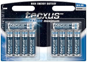 Mignon LR6 AA Batteries Alkaline 1 5 V Long Life Pack of 10