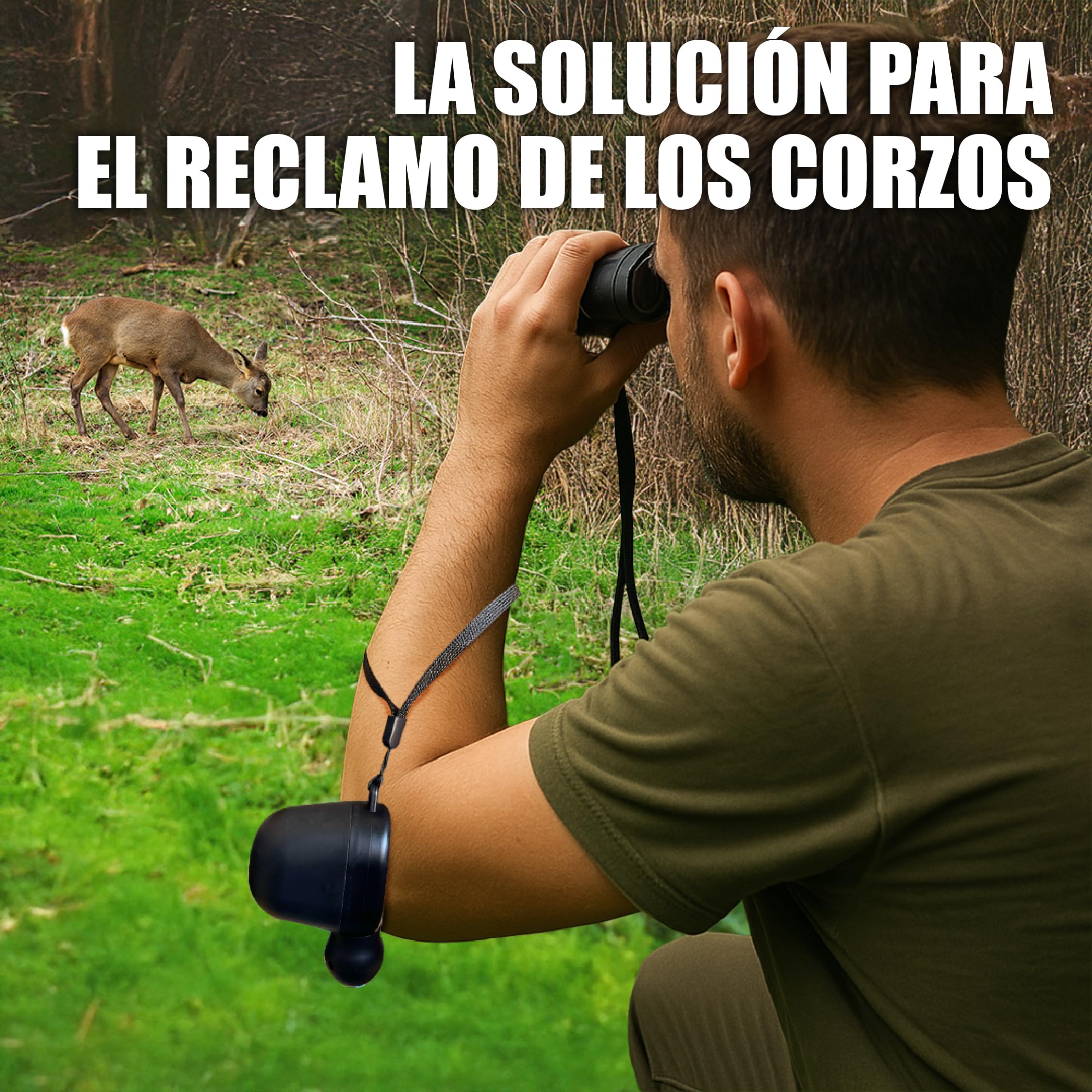 BUTTOLO PARA CORZO Y RECLAMO CORZO. Original Buttolo para corzo en celo, reclamo ideal para atraer y aumentar el éxito del corzo I El Buttolo incluye cuerda y manual instrucciones en varios idiomas. — view 7