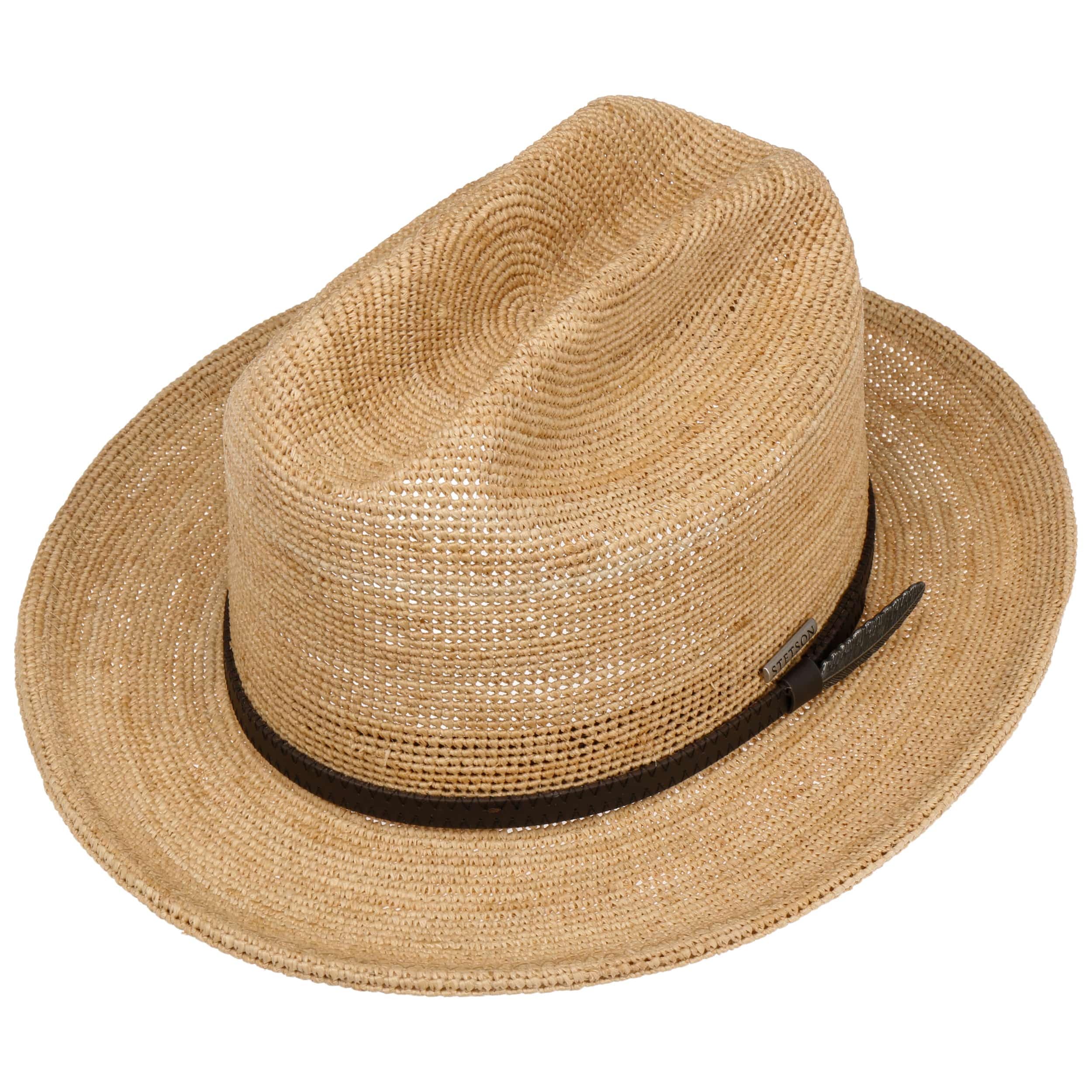 Stetson Velaro Westernhut Western Crochet Raffiahut Hombre Primavera Verano