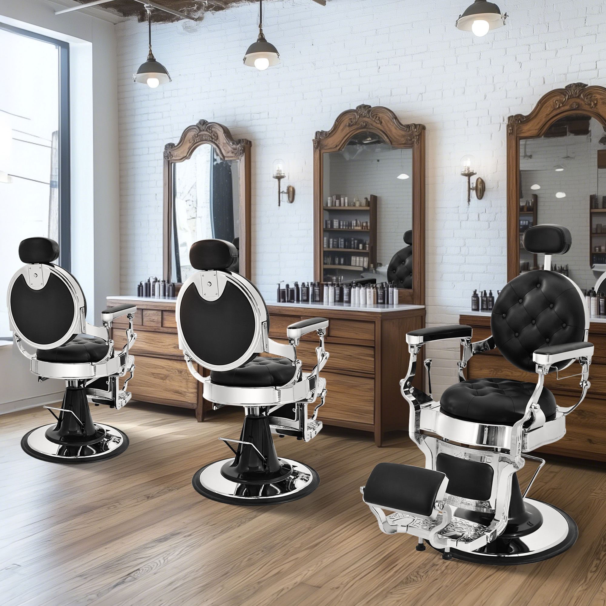 Amazon.com: Vintage Barber Salon Chair for Hair Stylist, Heavy