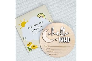 Adorable Hello World Baby Sign for Capturing Precious Memories