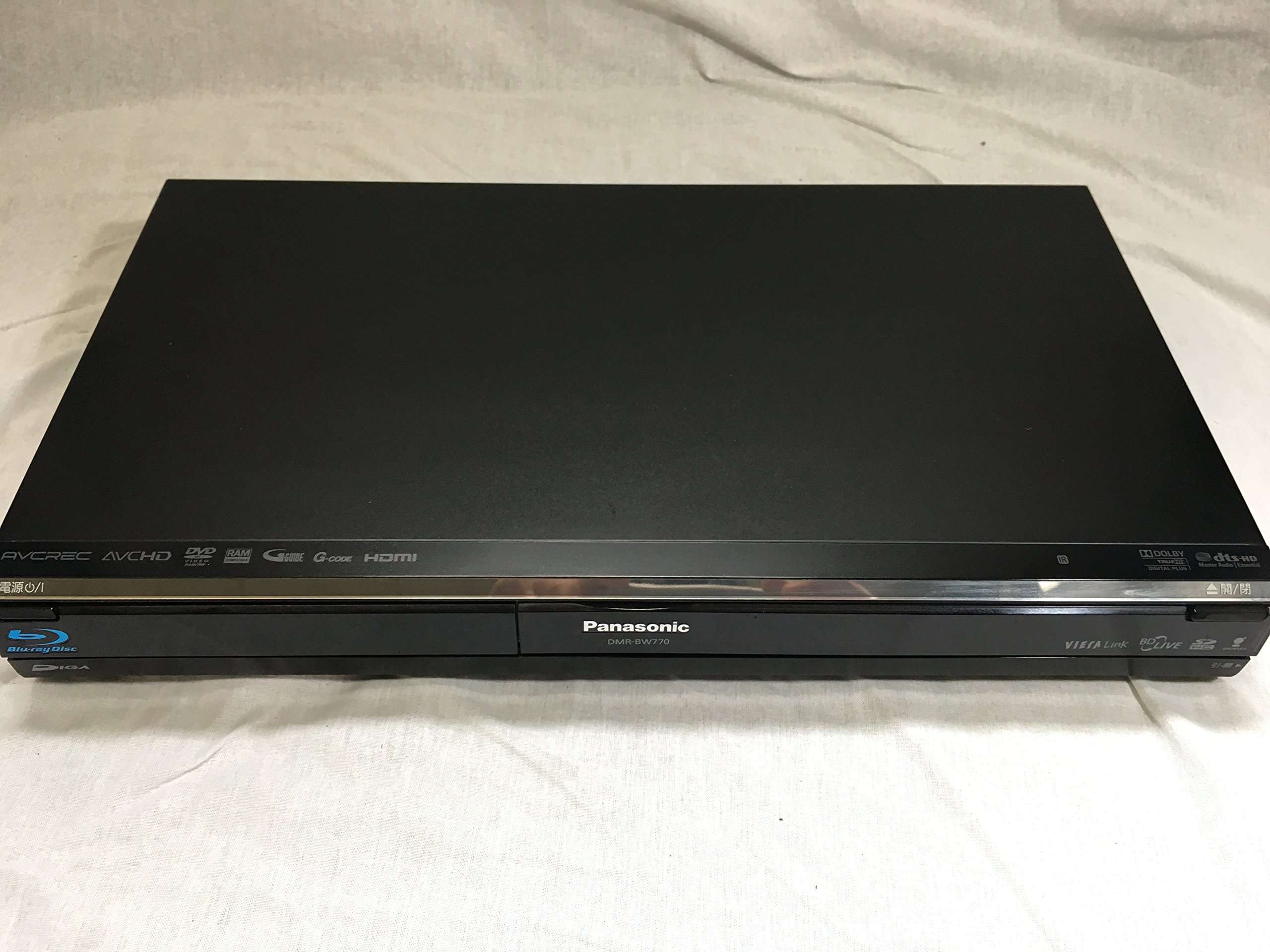 Amazon | Panasonic 500GB 2チューナー ブルーレイレコーダー ブラック  