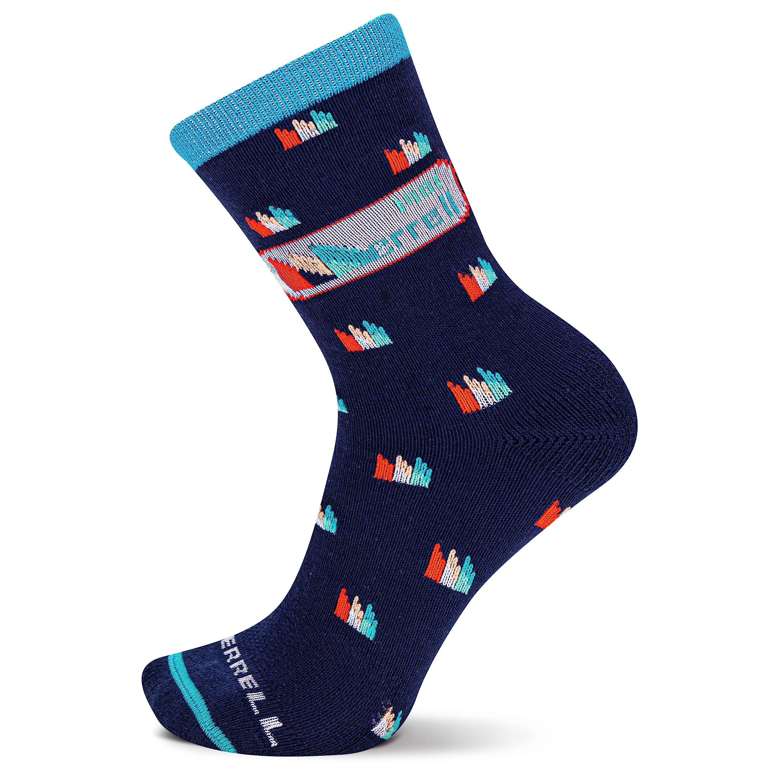 Merrell Men's Retro Logo Cotton Crew Socks 1 Pair Pack