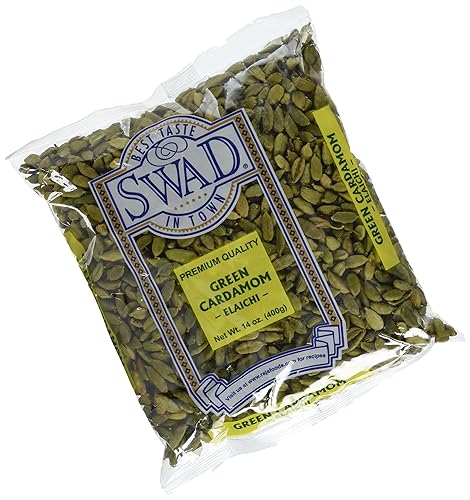 Great Bazaar Swad - Cardamomo verde, 14 onzas