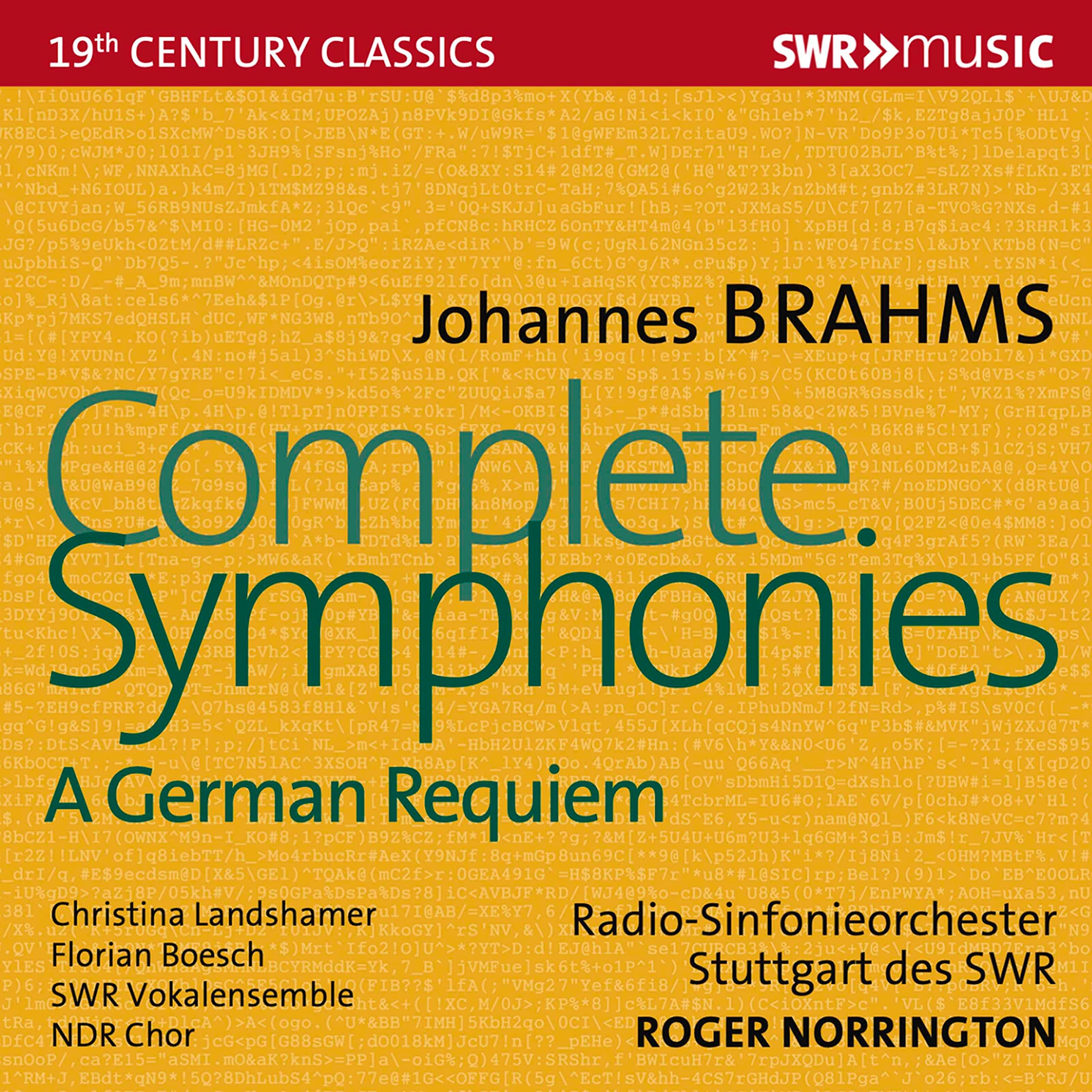 Johannes Brahms: Complete Symphonies, A German Requiem