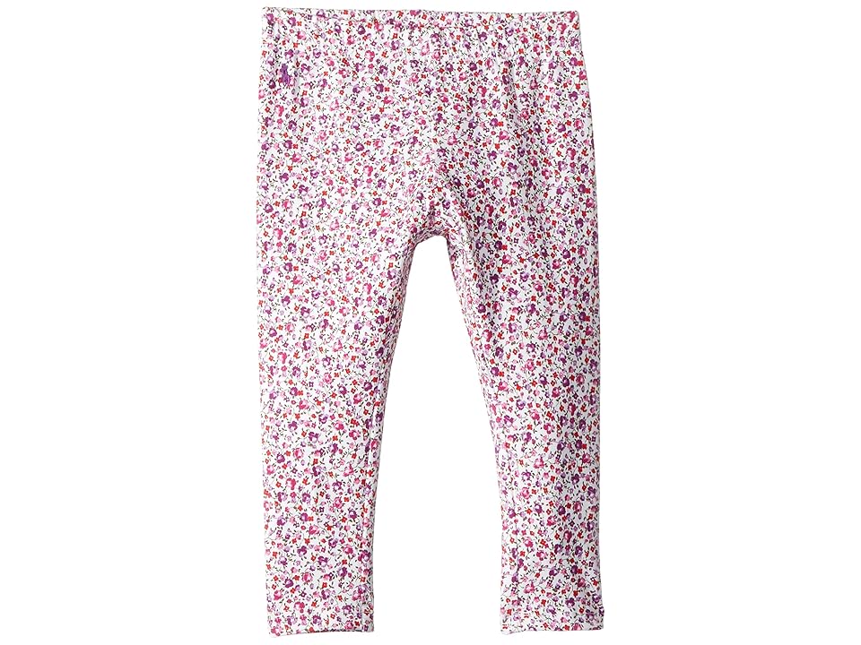 

Polo Ralph Lauren Kids Floral Jersey Leggings (Toddler) (White/Purple Multi) Girl's Casual Pants