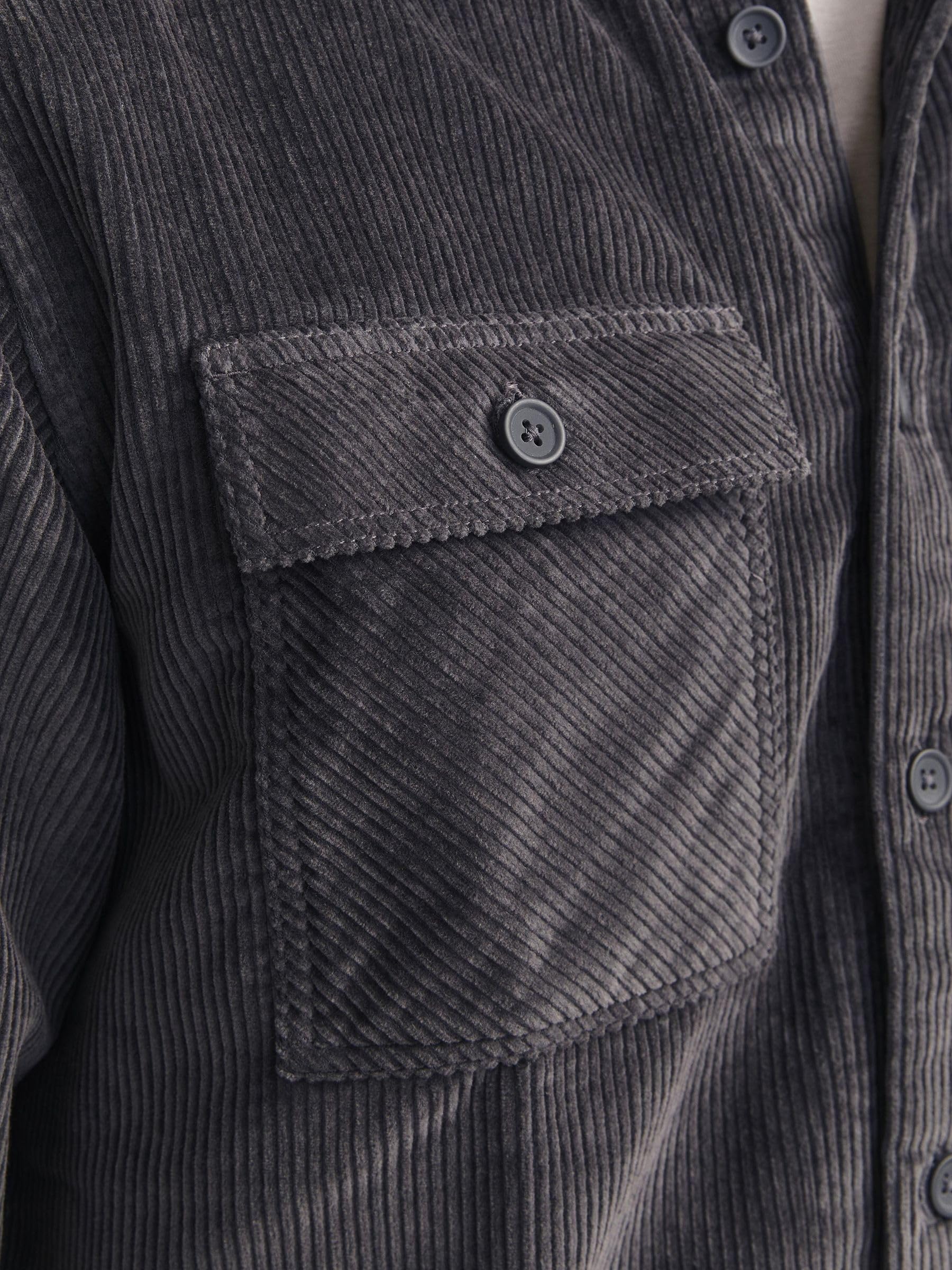 JACK & JONES Rddbrady Overshirt Cord. L/S Noos Camiseta para Hombre