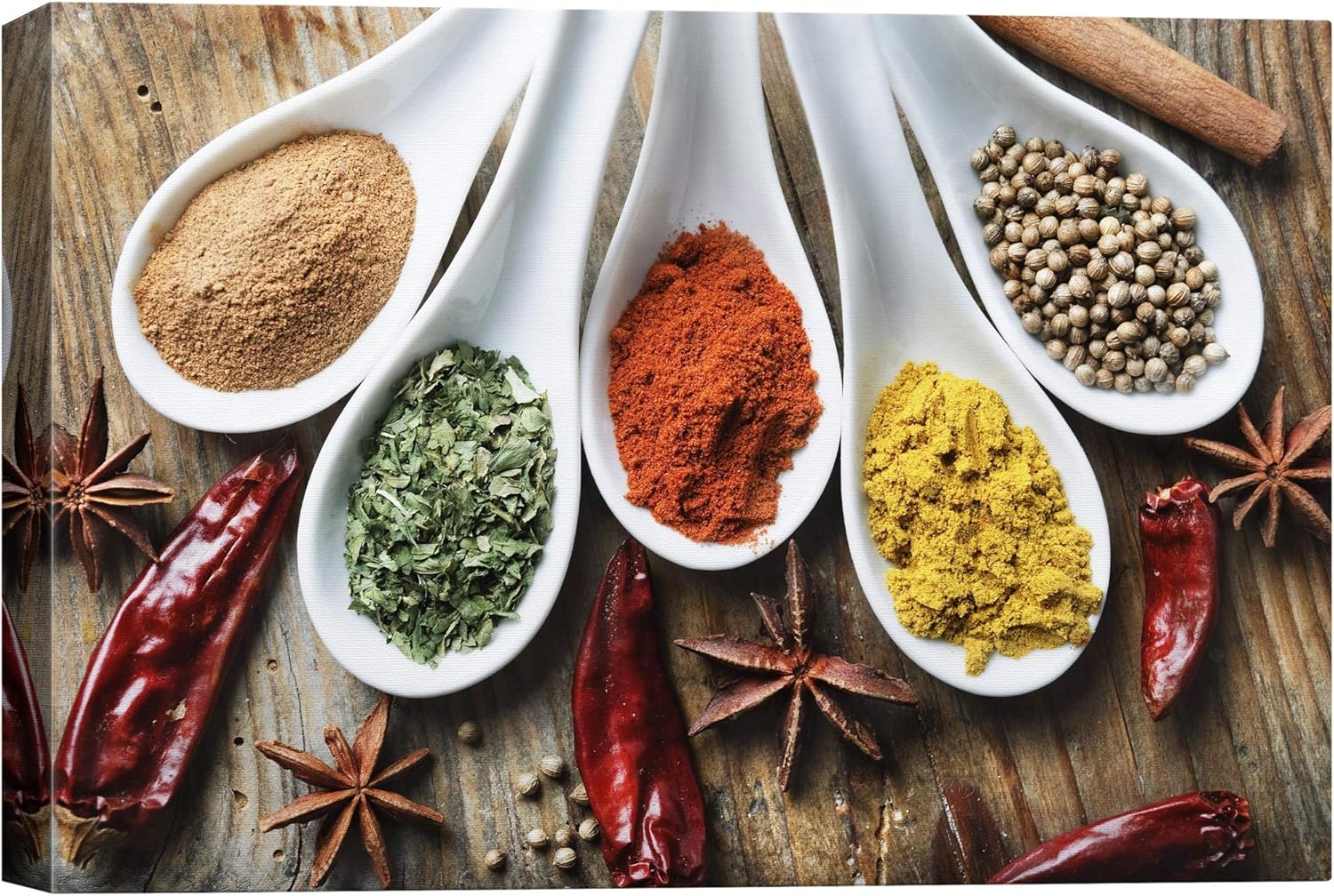 SIGNWIN Canvas Wall Art Kitchen Cooking Seasoning