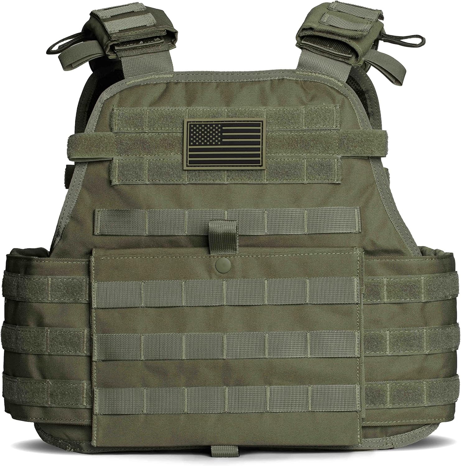BattleVest Tactical Vest | Combat Veteran Owned Company | Fully Adjustable | Breathable 3D Mesh Liner (OD Green) : Sports & Outdoors