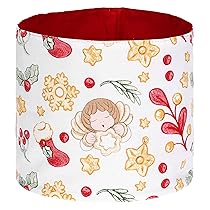 THUN, Set Tagliere con Sacchetto Porta Pane in Legno, Collezione Sorprese di Natale, Set per Casa e Cucina, Idea Regalo per Natale, Tagliere 35x25x1,5 cm, Portapane 20×18 cm