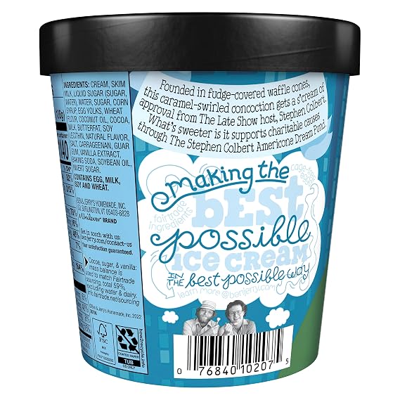 Ben & Jerry's Americone Dream Vanilla Ice Cream 16 oz