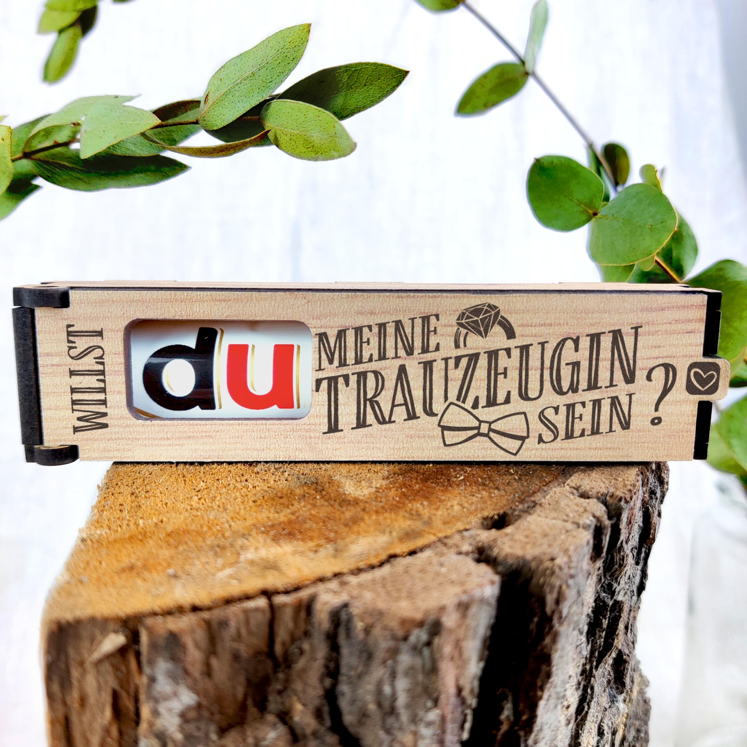 Trauzeugin Fragen - Schokoriegel Geschenkbox inkl. Duplo Willst du meine Trauzeugin sein? - Trauzeugin Geschenk, Brautjungfer Fragen, Trauzeugin Fragen Geschenk, Brautjungfer Geschenk