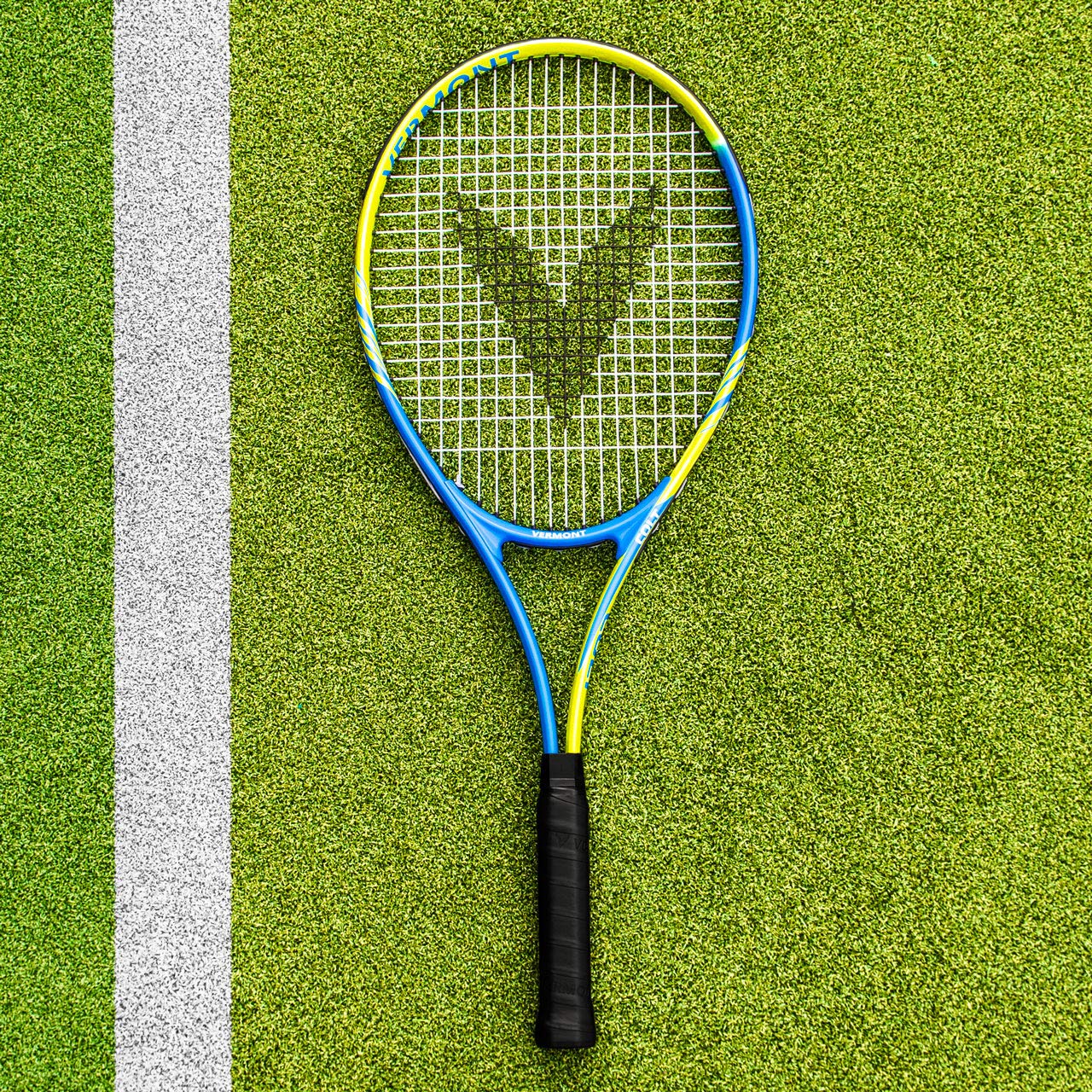 Vermont Colt Tennis Racket | Beginner-Friendly Mini Tennis Rackets with Premium Aluminium Construction – Available as Mini Tennis (19in, 21in, 23in, 25in) or Senior Option (27in) (21" (Kids))