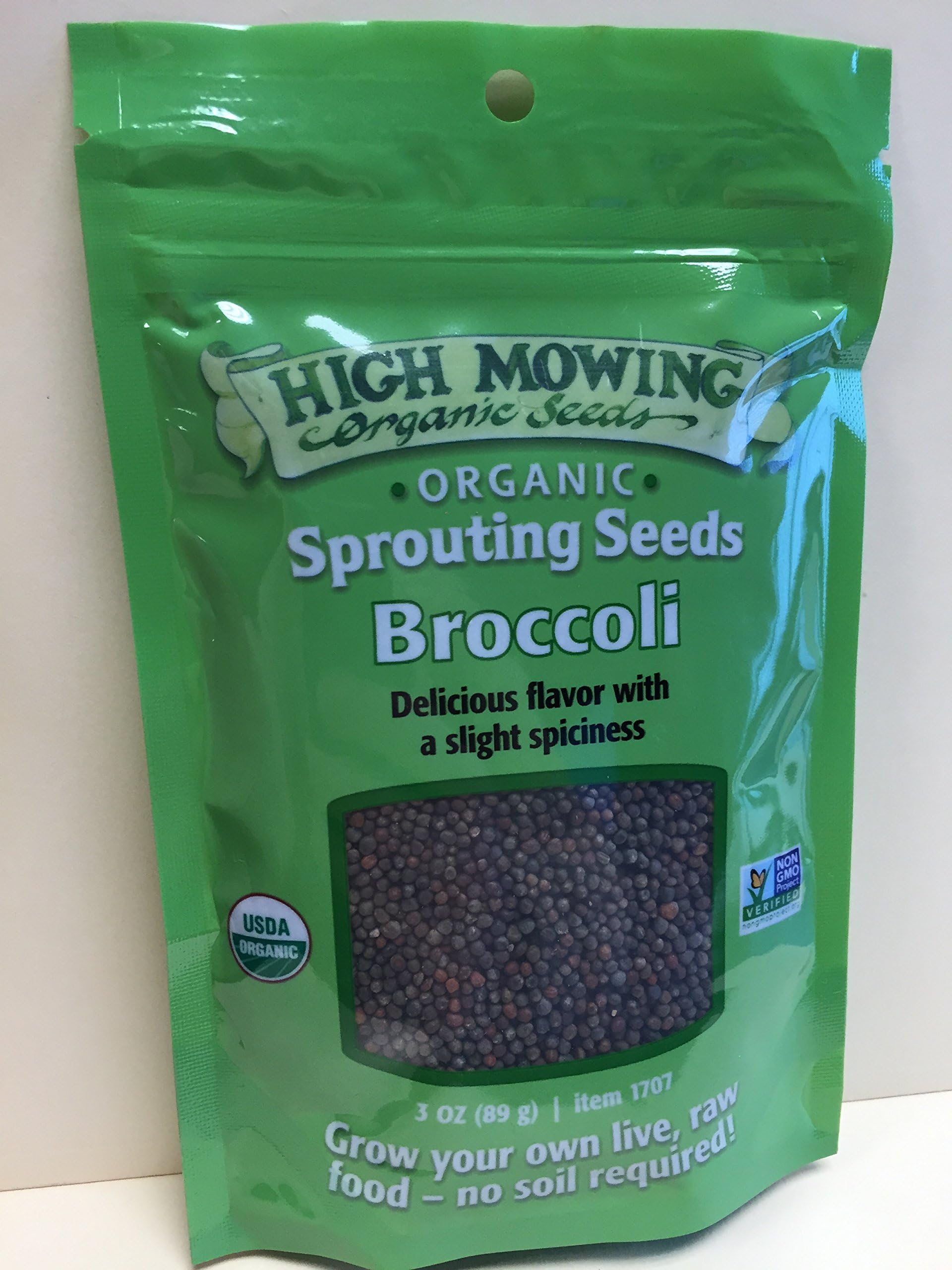 Sprouting Seeds Broccoli 3 Ounce Packets