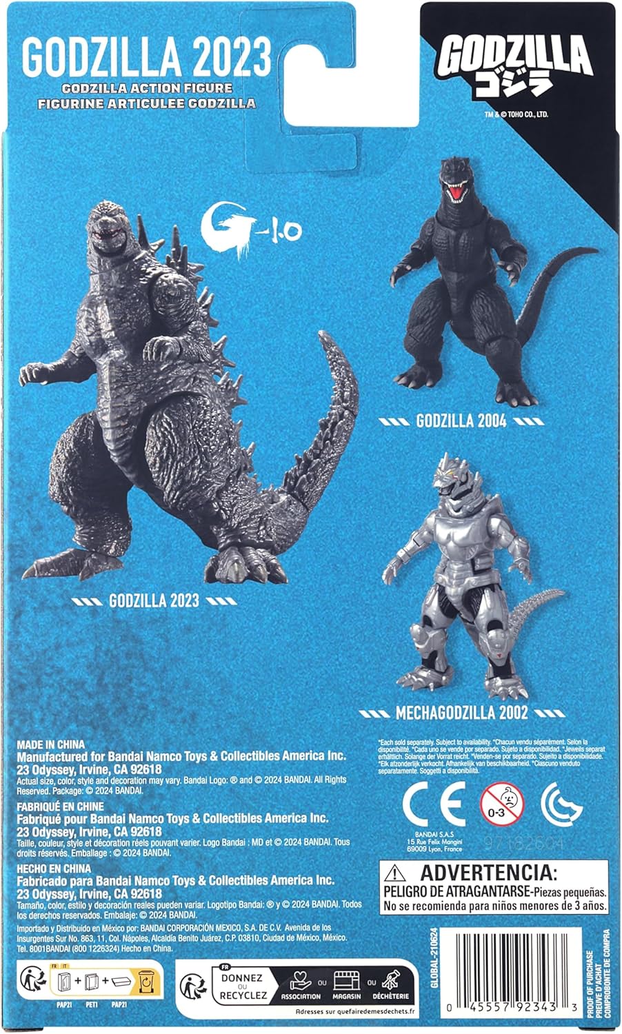 Bandai Namco - Godzilla Minus One - Godzilla 2023, 6" Action Figure Set