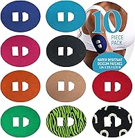 Vista 1 de RockaDex Trajes adhesivos Dexcom CGM Adhesivo G4 G5 G6 con nuevo diseño de cinta adhesiva (Mix Girl)