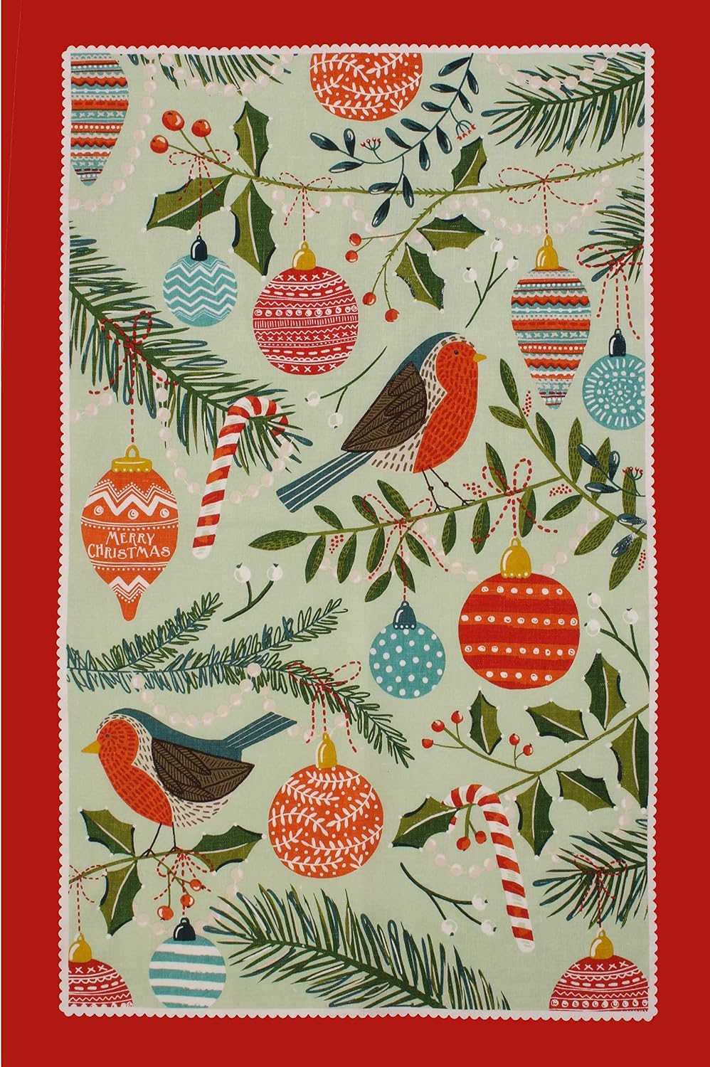 Ulster Weavers Cotton Tea Towel, 100%, Green, 48x74cm