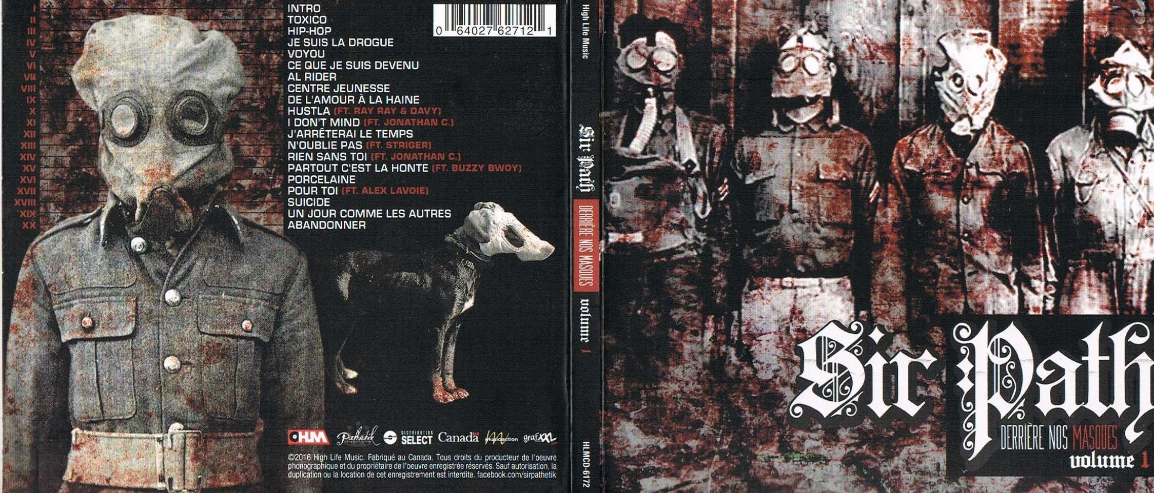 Derriere Nos Masques Vol.1 [Audio CD] SIR PATH