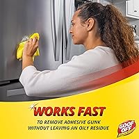 Vista 4 de Goof Off Removedor de Residuos Adhesivos, 8 onzas líquidas, elimina calcomanías, pegamento, etiquetas, residuos de cinta y adhesivo, ideal