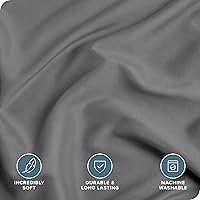 Vista 106 de Bare Home Funda de edredón extra larga – Premium 1800 súper suave – Funda de edredón ligera y fresca – Ropa de cama suave y transpirable