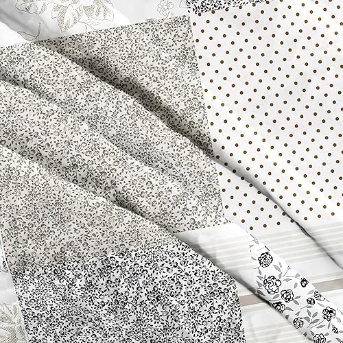 Miniatura 4 de Boryard Juego de edredón de 3 piezas, ligero y suave tamaño matrimonial (90 x 90 pulgadas), juego de ropa de cama con 2 fundas de almohada (20 x 26