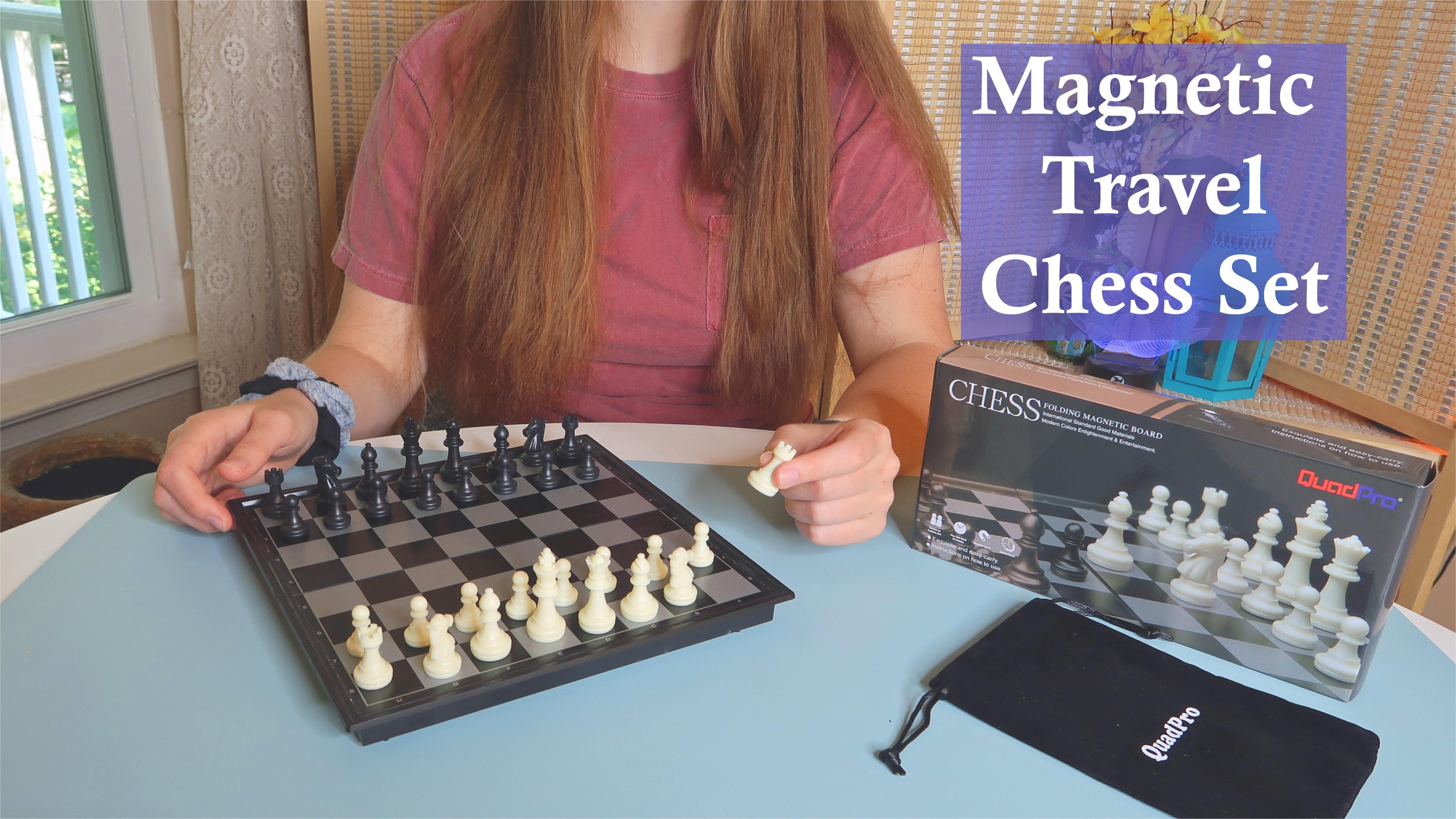 Amazon.com: QuadPro Magnetic Travel Chess Set 9.84 Inches with
