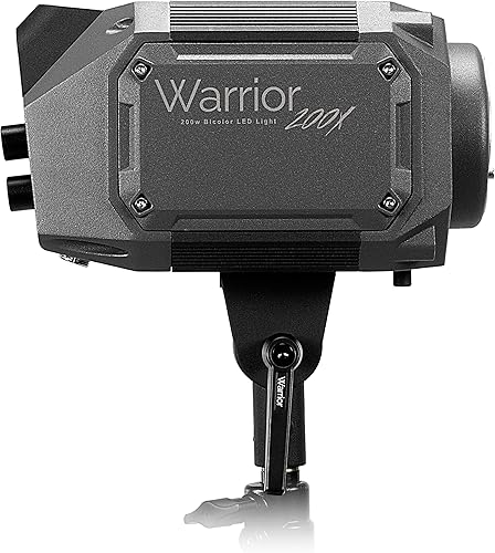 Miniatura 8 de Fotodiox Pro Warrior 200X - Luz LED bicolor de alta intensidad de 200 W tungsteno a luz diurna color (2700-6500k) luz LED para fotos y fotos
