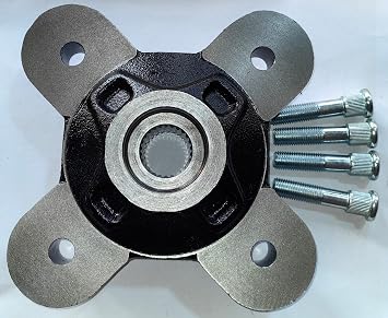 Front and Rear Axle Left & Right Wheel Hub 5139265-067 5138412-067 with Studs Replacement for 2014-2017 POLARIS RZR XP 4 1000 & XP Turbo 2016 2017 UTV