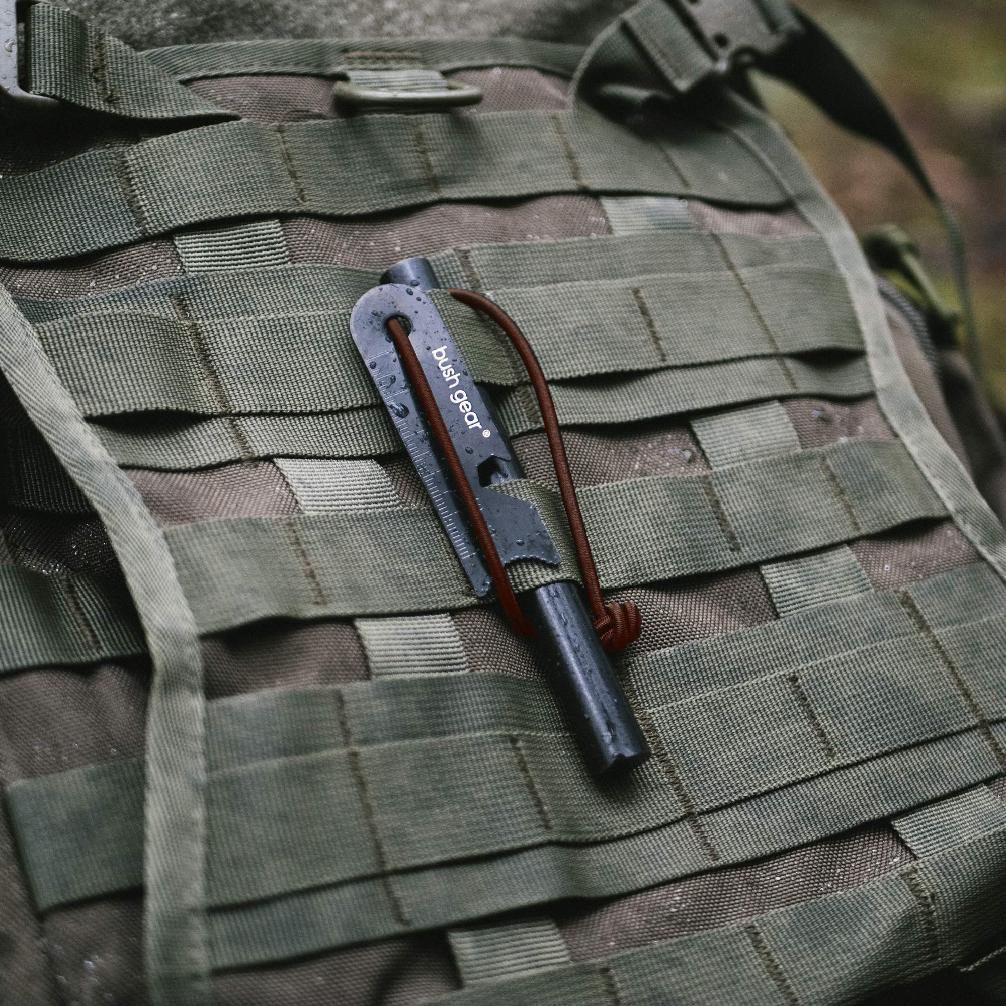 Feuerstahl Outdoor XXL - Extremer Funkenflug - Survival Feuerstarter-Set - Bis zu 20.000x zünden - Feuerstein für Survival-Kit, Camping, Survival und Bushcraft Abenteuer - Blacksteels Original