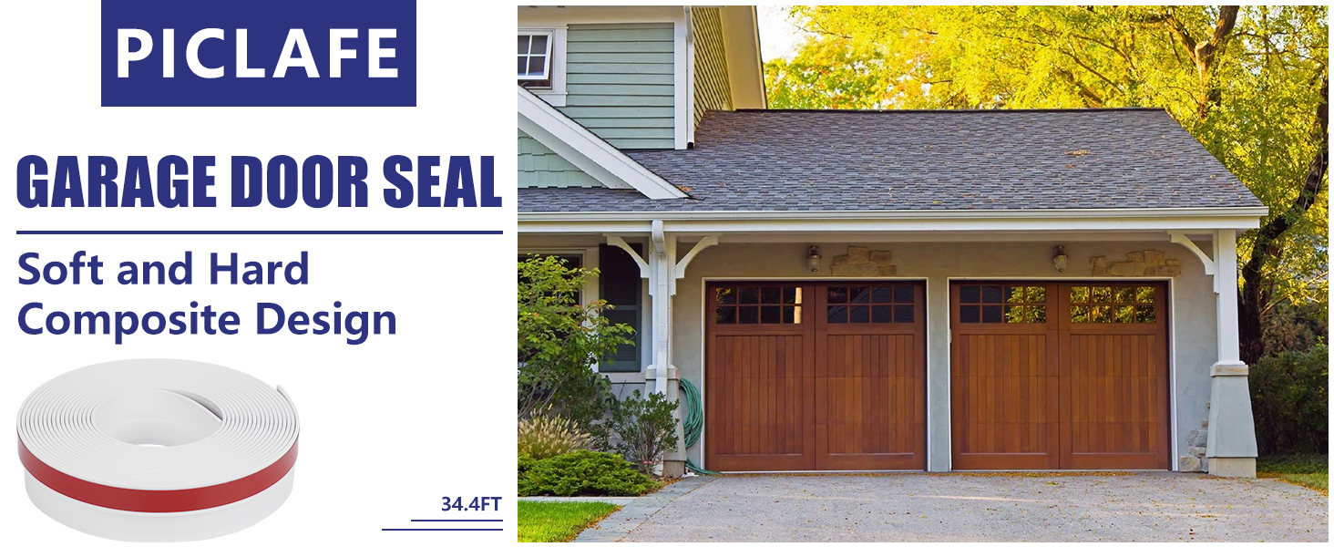 Garage Door Seal Kit Pangda 36 Ft Garage Door Top & Side Seal Kit – PVC ...