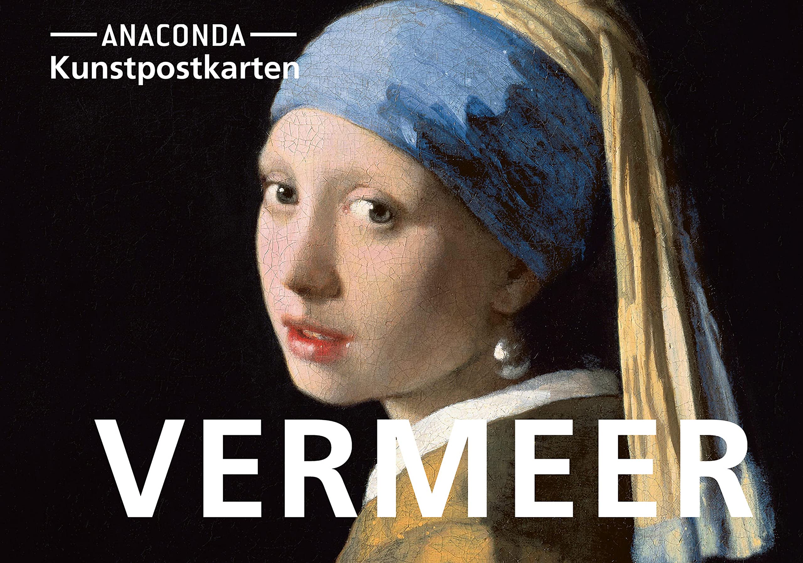 Postkarten-Set Jan Vermeer: 18 Kunstpostkarten aus hochwertigem Karton. ca. 0,28€ pro Karte