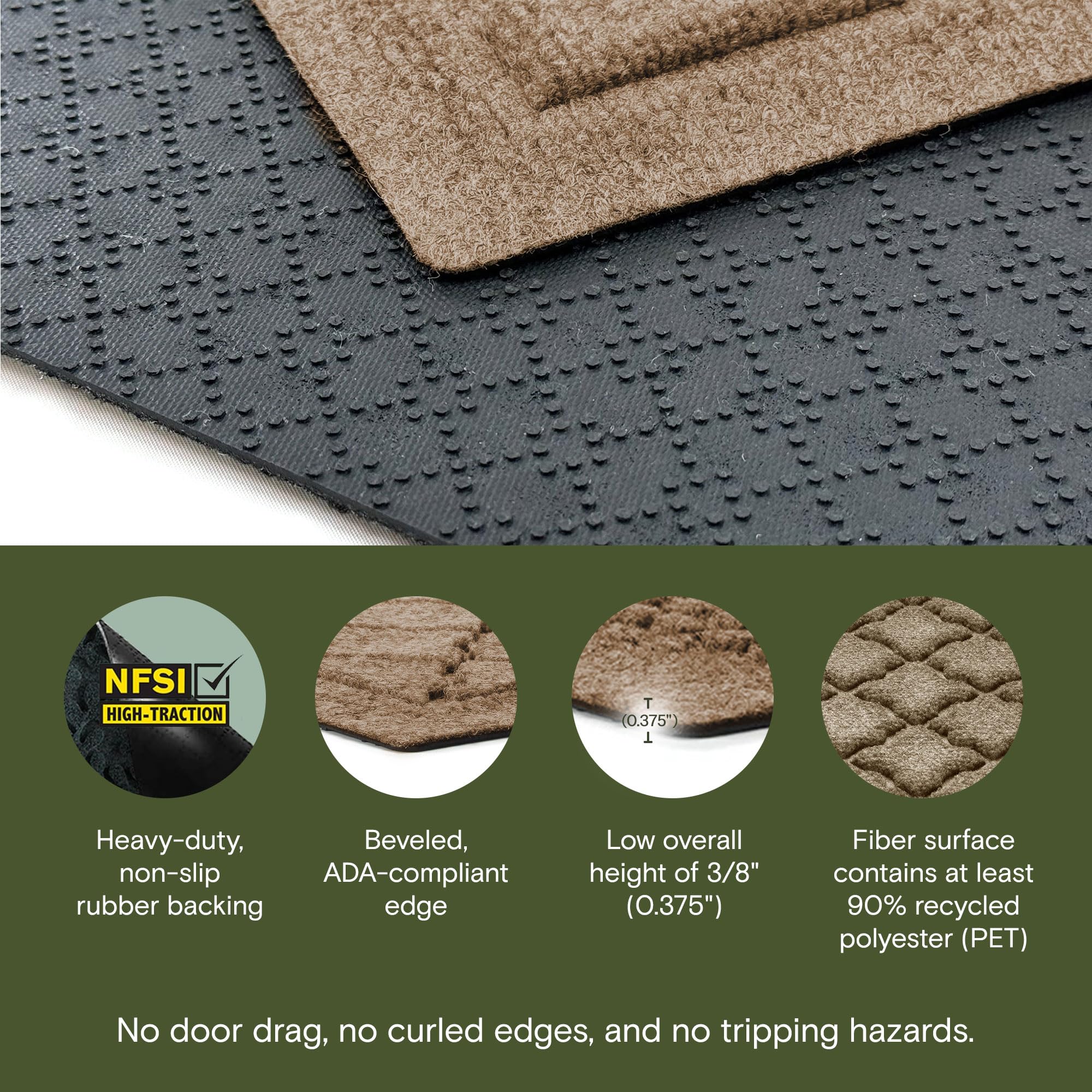 WaterHog Cordova Front Door Mat Indoor Outdoor Entrance, All-Weather Mats — Amazon image 4