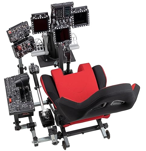 Miniatura 2 de SimFab Flight Sim Add-on Kit MFD Holder Bracket Assembly Kit. Compatible with Thrustmaster MFD cougar bezels. WinWing MIP bezels or active displays.