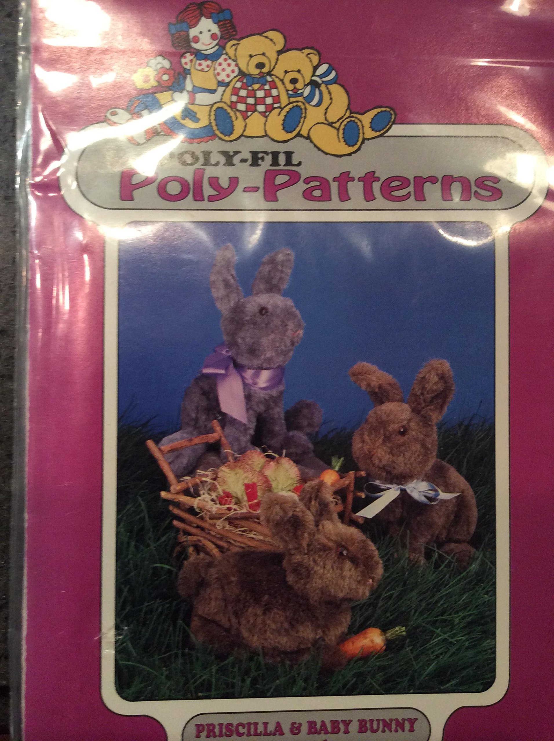Fairfield Poly-Fil Poly Patterns Priscilla & Baby Bunny