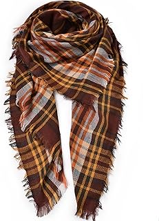 Scarf for Women - Womens Winter Scarf, Scarves for Women Winter Soft and Warm Winter Scarf Plaid, Large Blanket Scarf Wrap Shawl Scarves