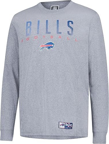 Miniatura 35 de Ultra Game Camiseta de manga larga oficial de la NFL para llevar el día del partido, para hombre Negro -,Gris Caliente Carbón,Gris