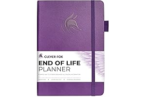 Clever Fox Beneficiary Planner: Essential End-of-Life Organizer for Loved Ones
