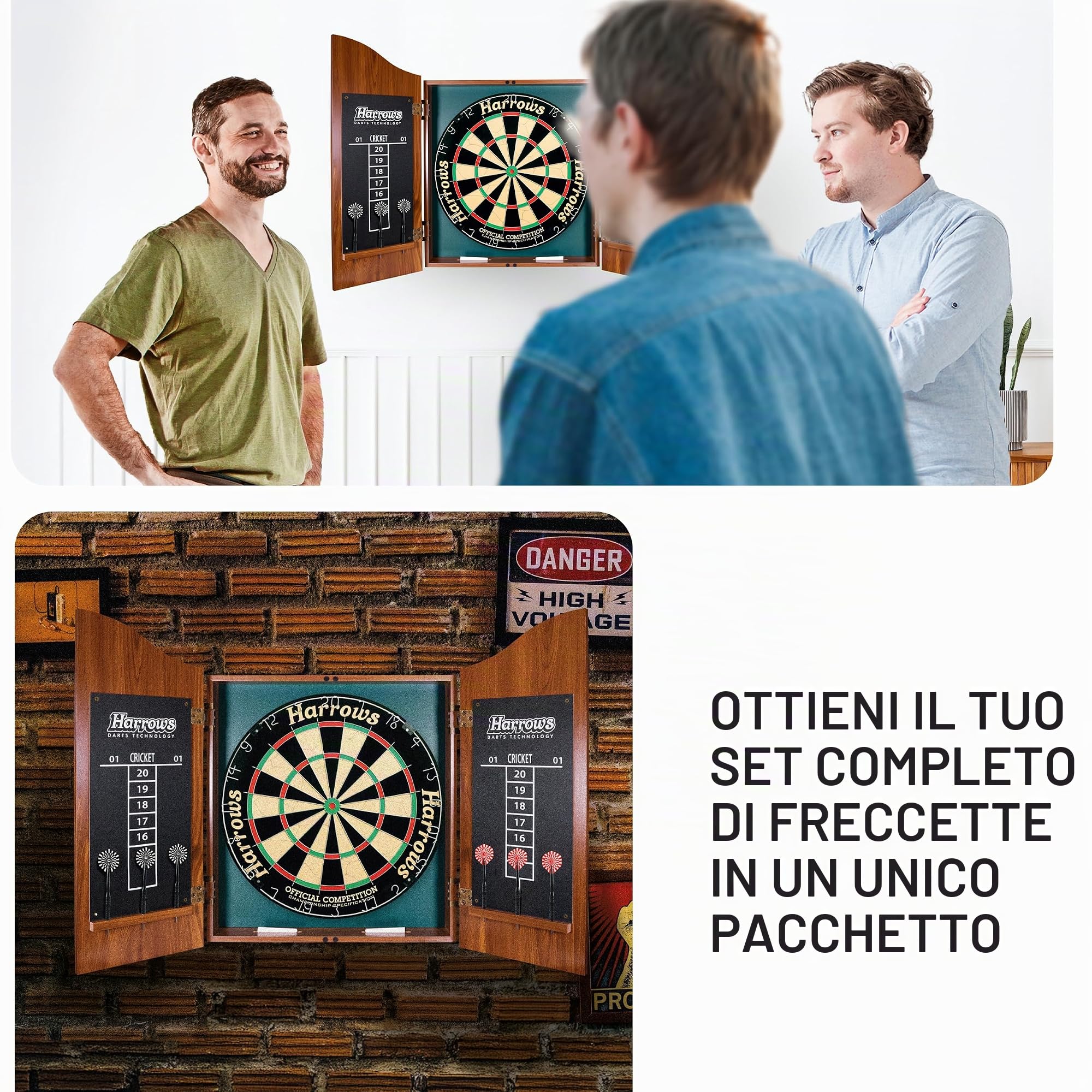 Harrows Suprême - Kit Completo Professionale di Freccette