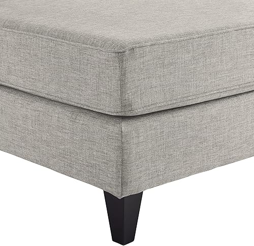 Miniatura 58 de Serta Harmon Sofá seccional reversible sala de estar, moderno sofá de tela de 3 asientos en forma de L. Gris-oscuro,Azul,Crema
