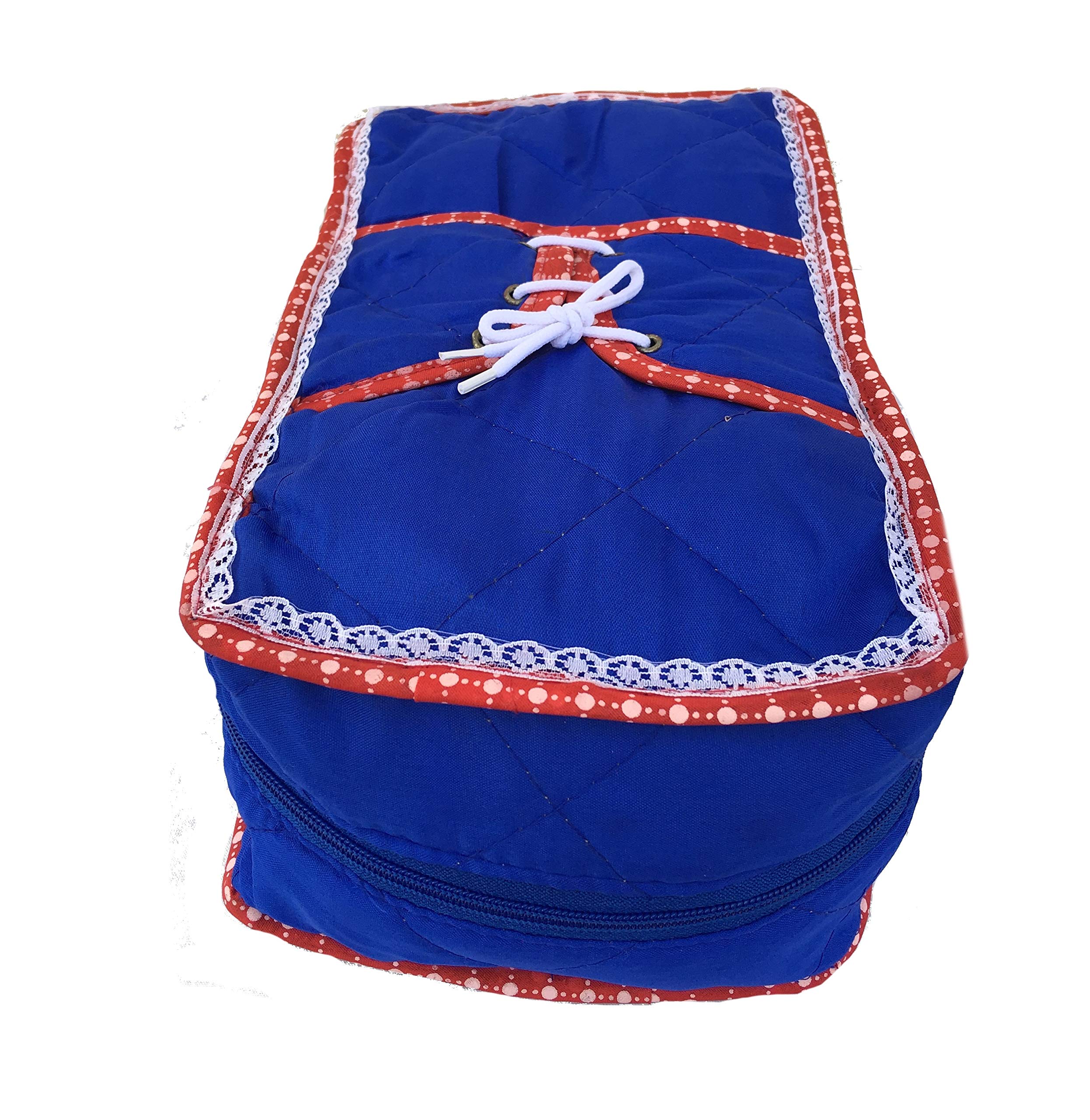 Indi Bargain Shoe Cover 3 Layered Quilted Single Synthetic Shoe Cases - Blue