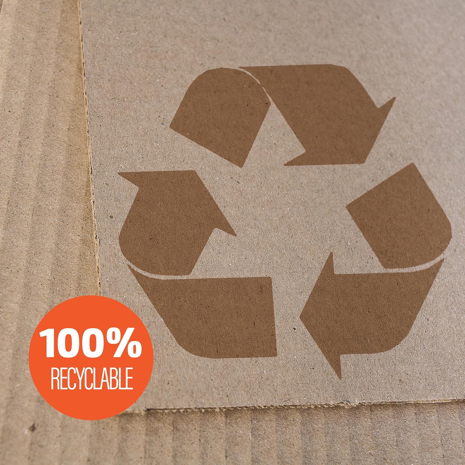 Flipside Products 32" x 40" Kraft Two Sided (C-Flute) Corrugated Project Sheets, Cardboard Sheets, Flat Packing Inserts, Crafts, Pads Packing, Brown, Pack of 10