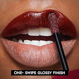 Urban Decay Vice Lip Bond Glossy Longwear Liquid Lipstick (Raw Footage - Merlot Red), Transfer-proof, Smudge-proof, Up to 16HR Wear, Vegan, Cruelty-free - 0.14 fl oz